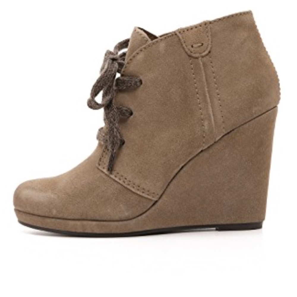 Dolce Vita Gael Lace Up Wedge Booties